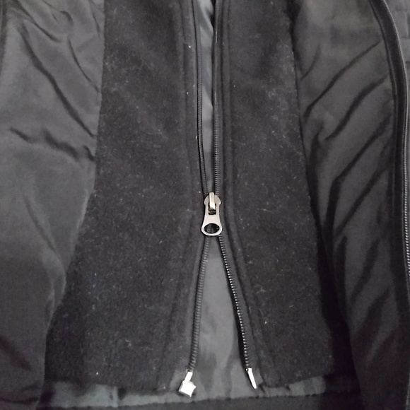 Larry Levine Sport Women's Small Black Quilted Hooded Zippered Jacket - Picture 13 of 14